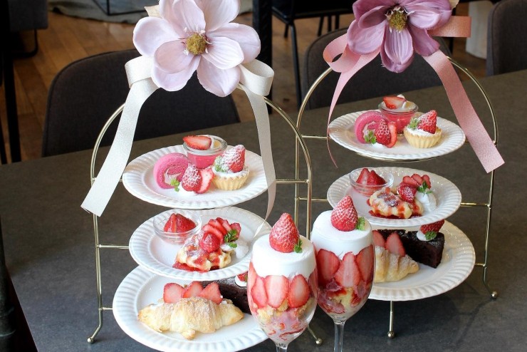 【Beringei cafe】2月1日からアフターヌーンティー〜恋するいちご狩り~販売!